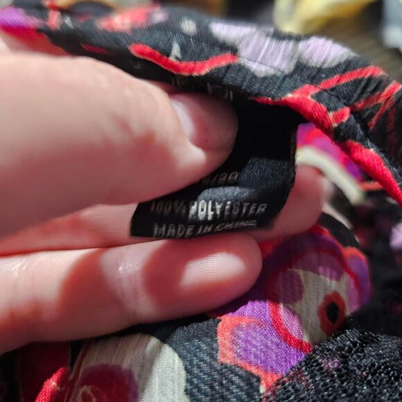 y2k plus size floral lace whimsigoth valentines blouse - Picture 4 of 4